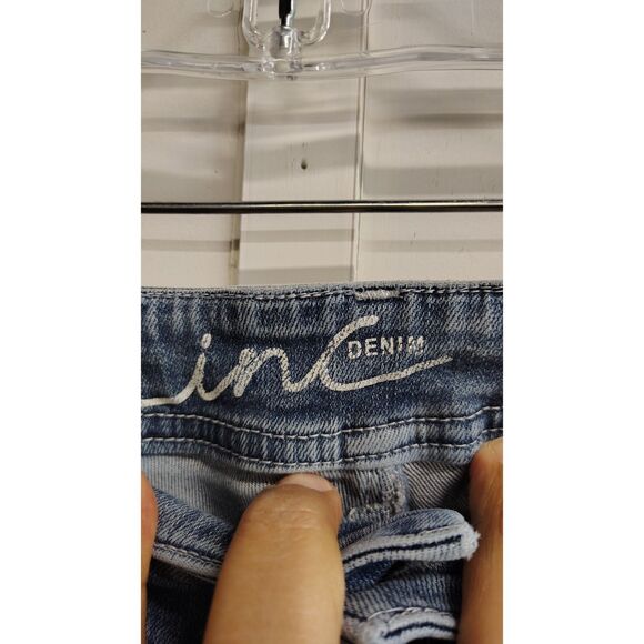 inc Women's Size 12 Dark Wash Skinny Leg Curvy Fit Jeans - Picture 5 of 10